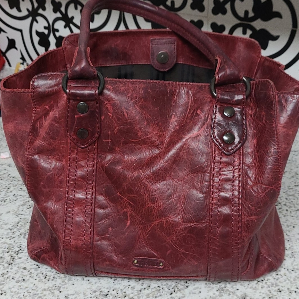 Frye leather purse